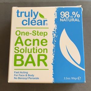 Truly clear one step acne solution bar